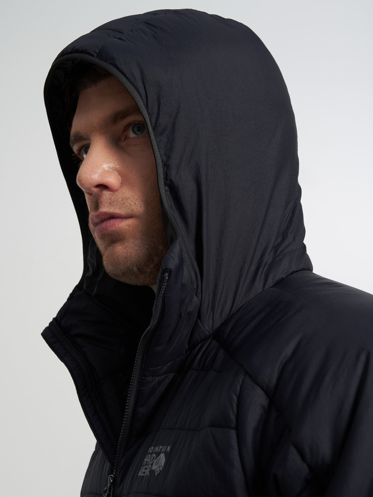 Куртка утепленная рипстоп мужская Mountain Hardwear Free Element Hooded Jacket — фото №4