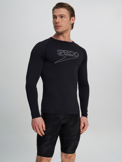 Speedo Logo Rash Guard ерлер рашгарды