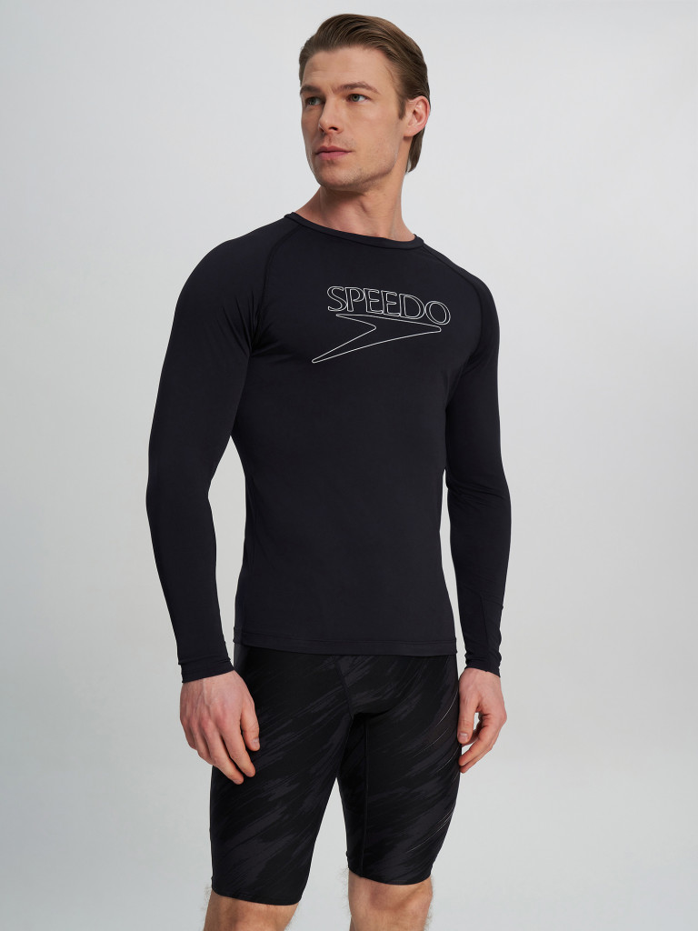 Speedo Logo Rash Guard ерлер рашгарды