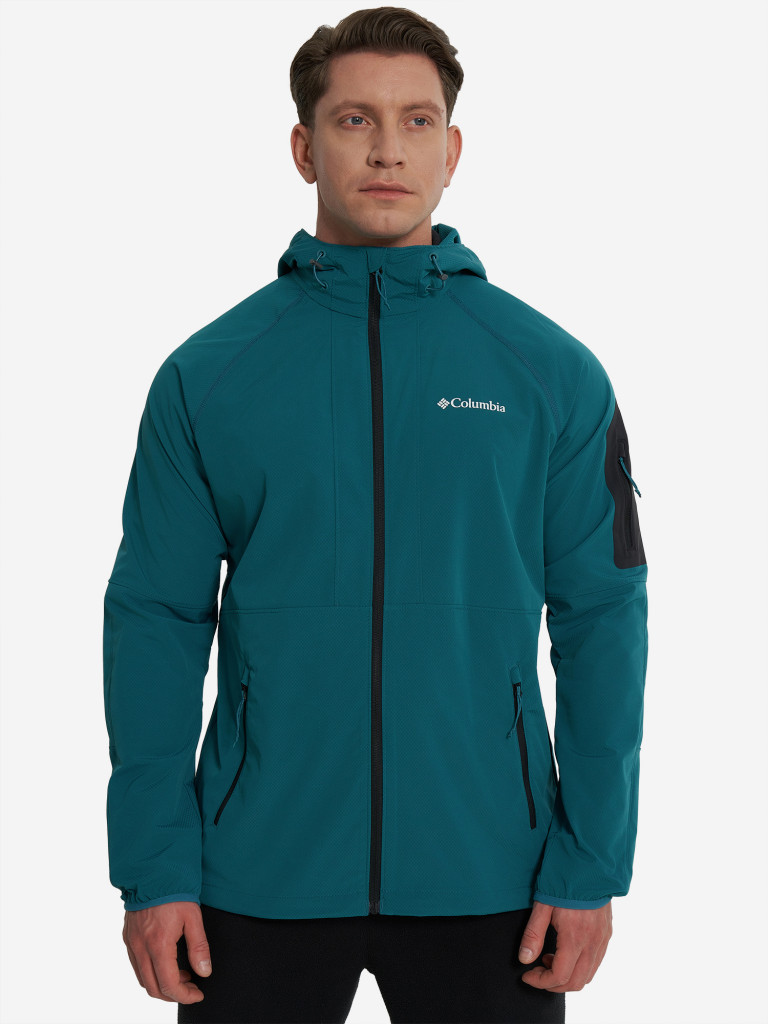 Columbia Tall Heights II Hooded Softshell ерлер софтшелл курткасы — фото №3