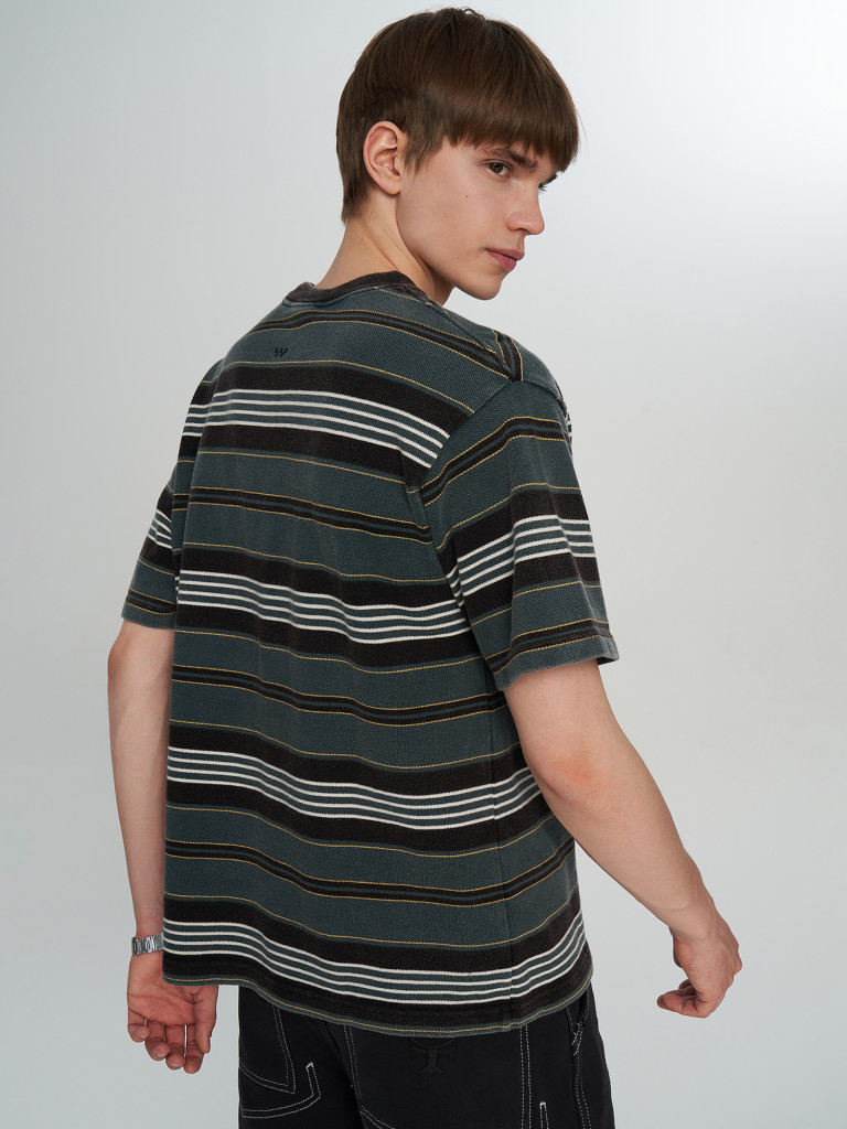Vans LX Pique Stripe SS ерлер футболкасы — фото №4