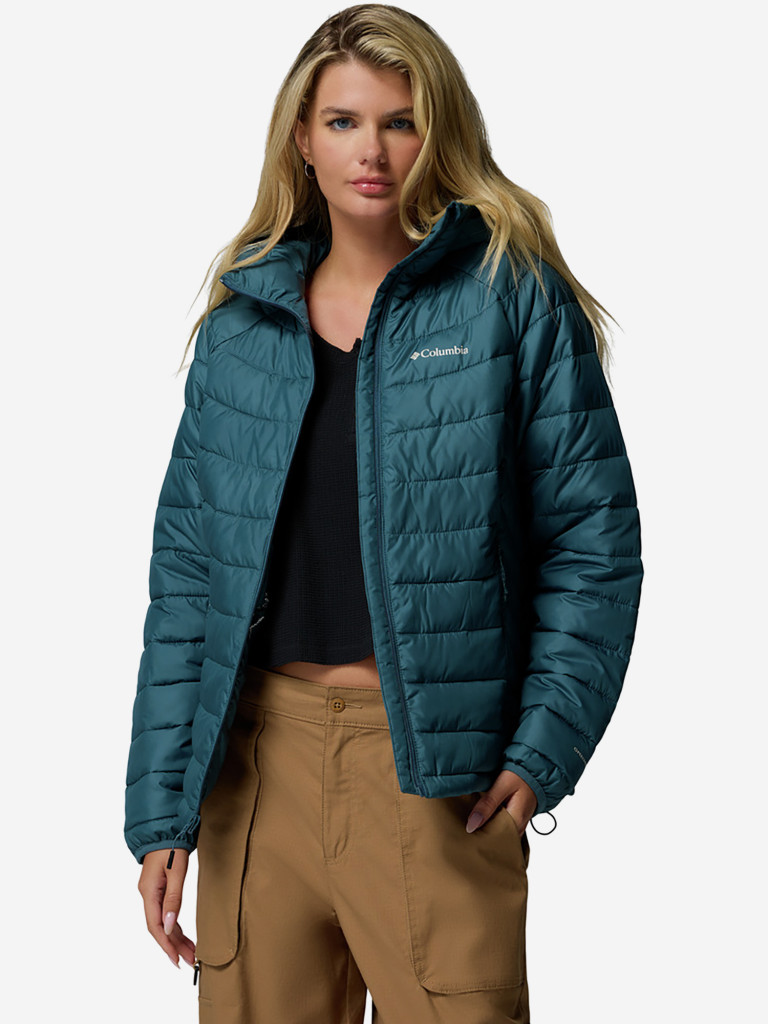 Columbia Powder Lite II Hooded Jacket әйелдер мамық курткасы — фото №2