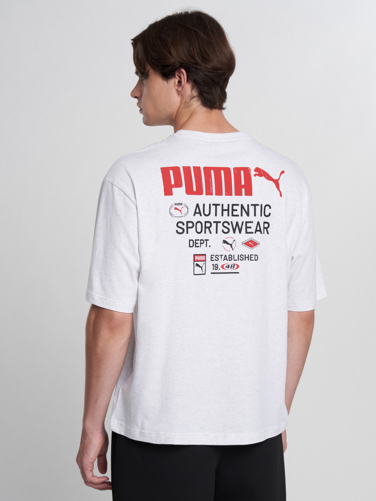PUMA Graphics Boxy ерлер футболкасы — фото №2
