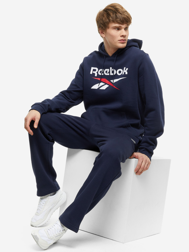 Reebok Big Stacked Logo ерлер худиі — фото №3