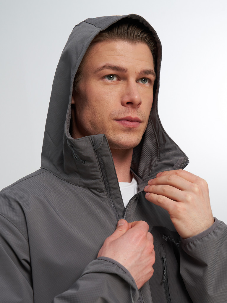 Ветровка мужская Columbia Tall Heights III Hooded Softshell — фото №5