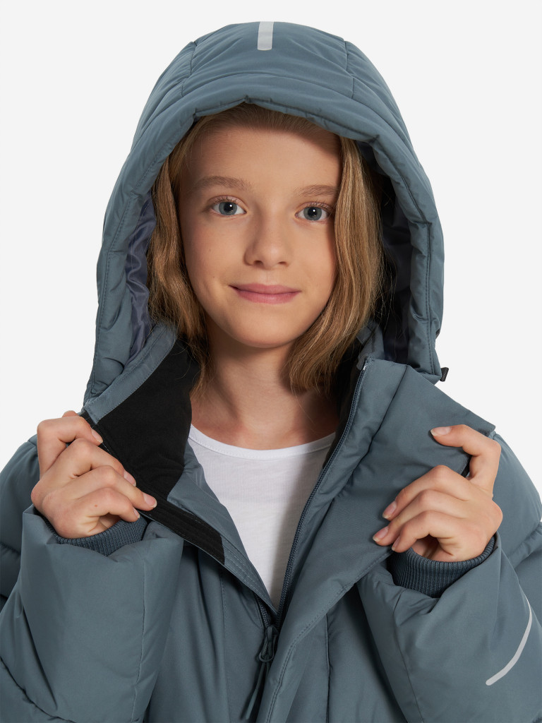 Пальто утепленное для девочек Oldos! — фото №6