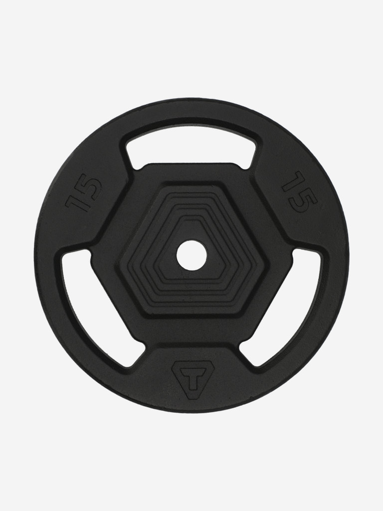 Диск чугунный Torneo WP-15 CI, 15 кг