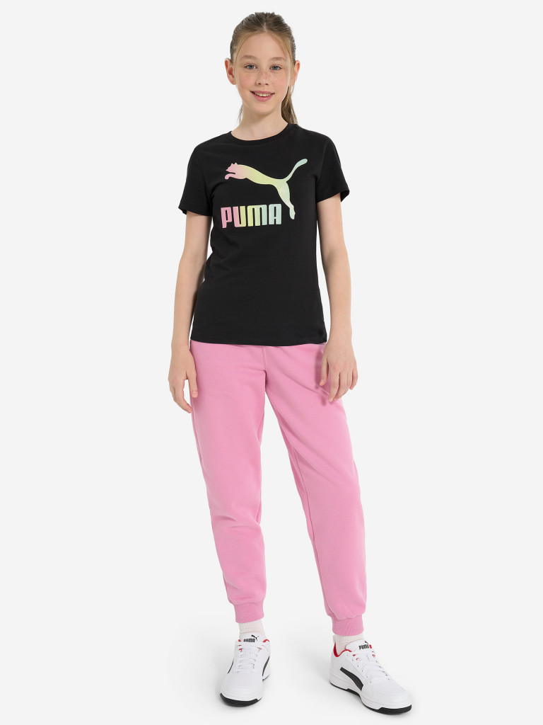 PUMA Classic Shiny Color Logo қыздарға арналған футболкасы — фото №4
