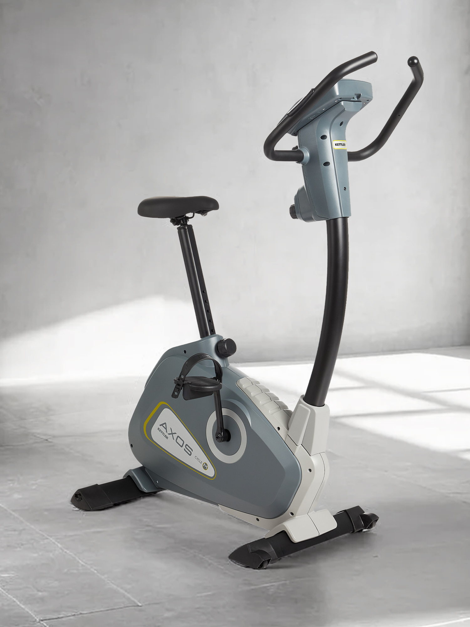 Велотренажер магнитный KETTLER Axos Cycle M серый цвет — купить за