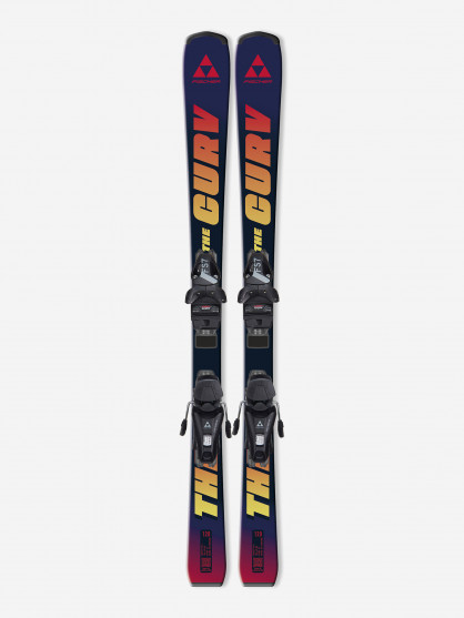 Горные лыжи детские Fischer The Curv (130-150) JRS + крепления FS 7 CA JRS