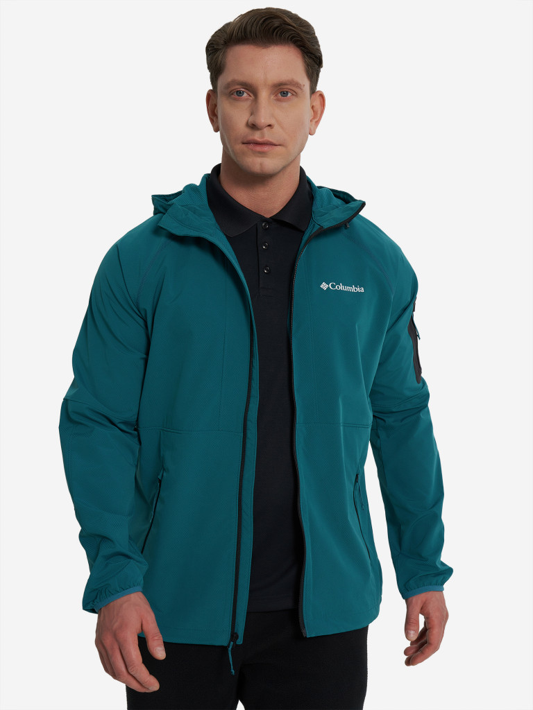 Columbia Tall Heights II Hooded Softshell ерлер софтшелл курткасы — фото №2