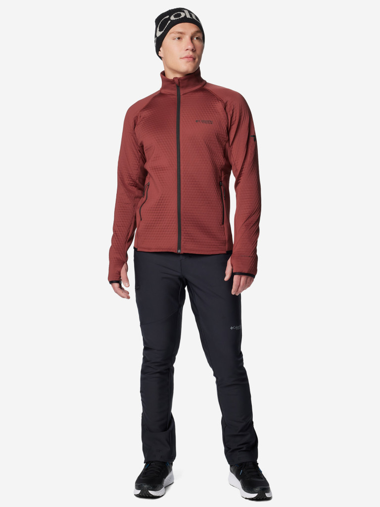 Толстовка мужская Columbia Crystal Leaf Omni-Heat Helix Full Zip — фото №3