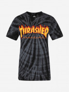 Thrasher Flame Logo Tie Dye әйелдер футболкасы — фото №4