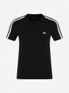 Футболка женская adidas Loungewear Essentials Slim 3-Stripes — фото №5