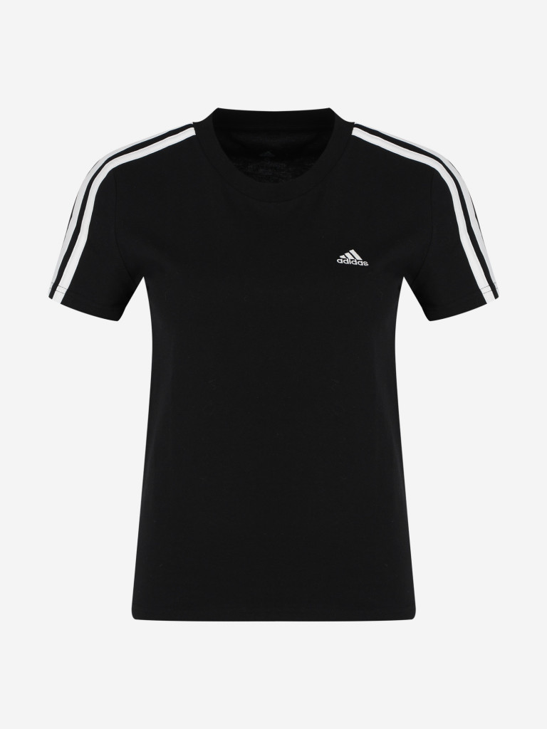 Футболка женская adidas Loungewear Essentials Slim 3-Stripes — фото №5