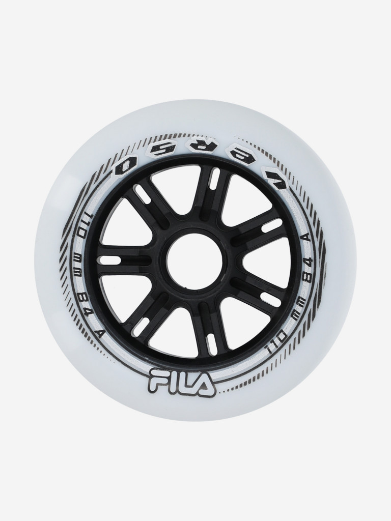 Набор колес для роликов FILA Wheels 110 мм, 84 A, 6 шт — фото №2