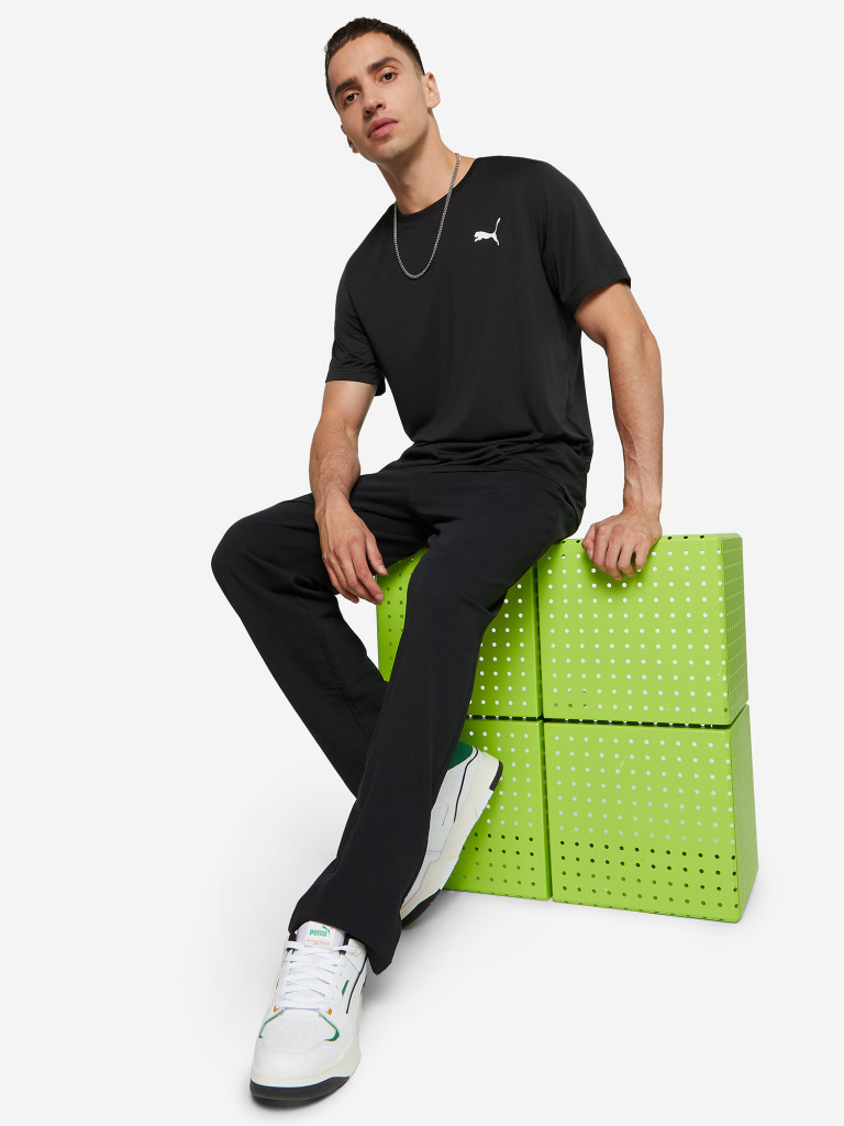 Футболка мужская PUMA черный цвет — купить за 4390 тг со скидкой 60 % в ...