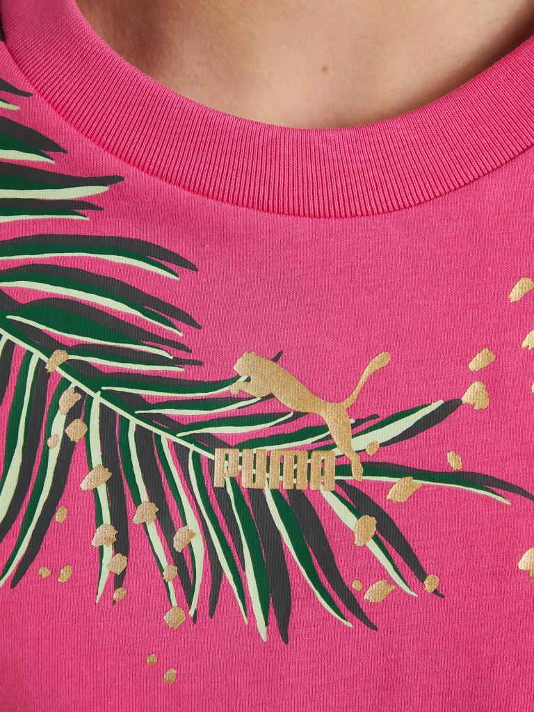 Футболка для девочек PUMA T7 Vacay Queen Graphic — фото №4