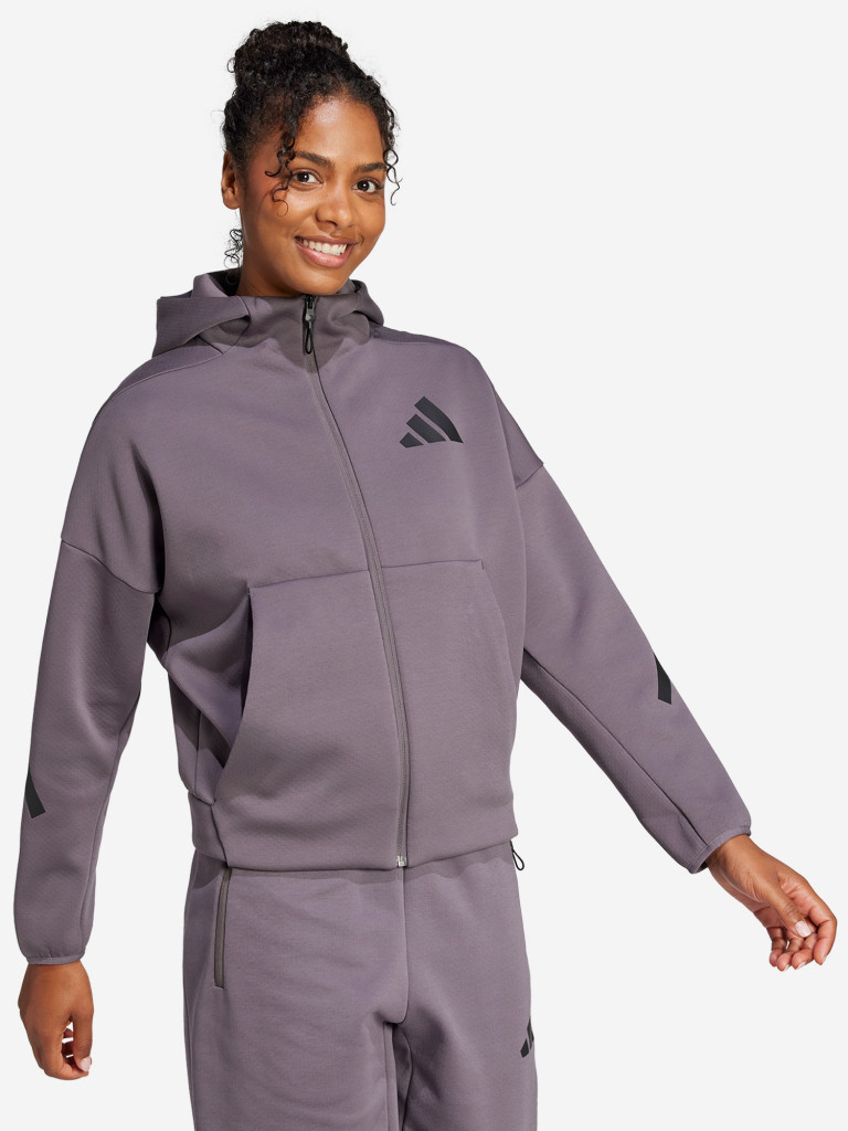 adidas оверсайз әйелдер қалың жемпірі — фото №2