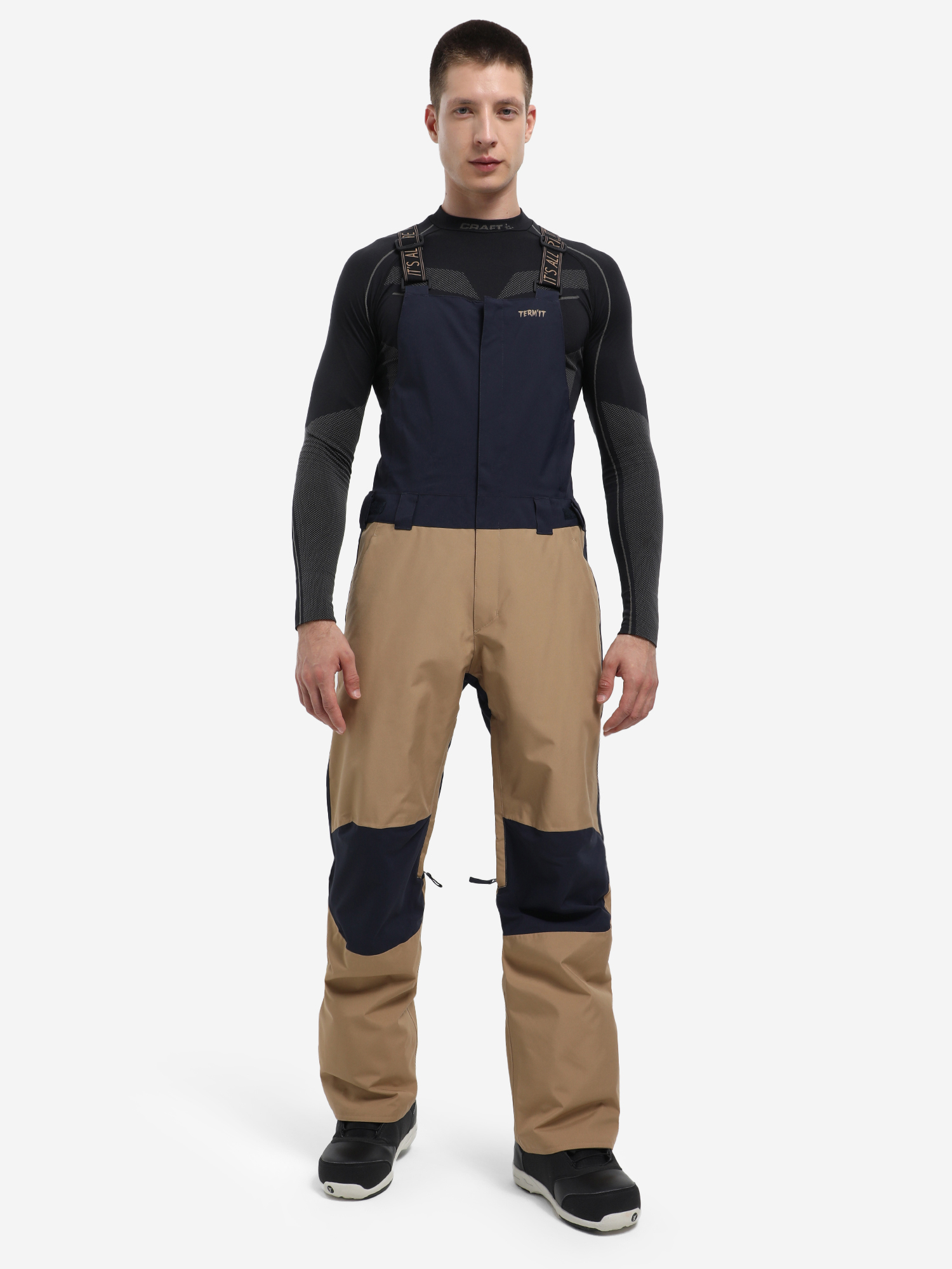 Брюки утепленные мужские Termit коричневый/синий цвет — купить за 30990 ...