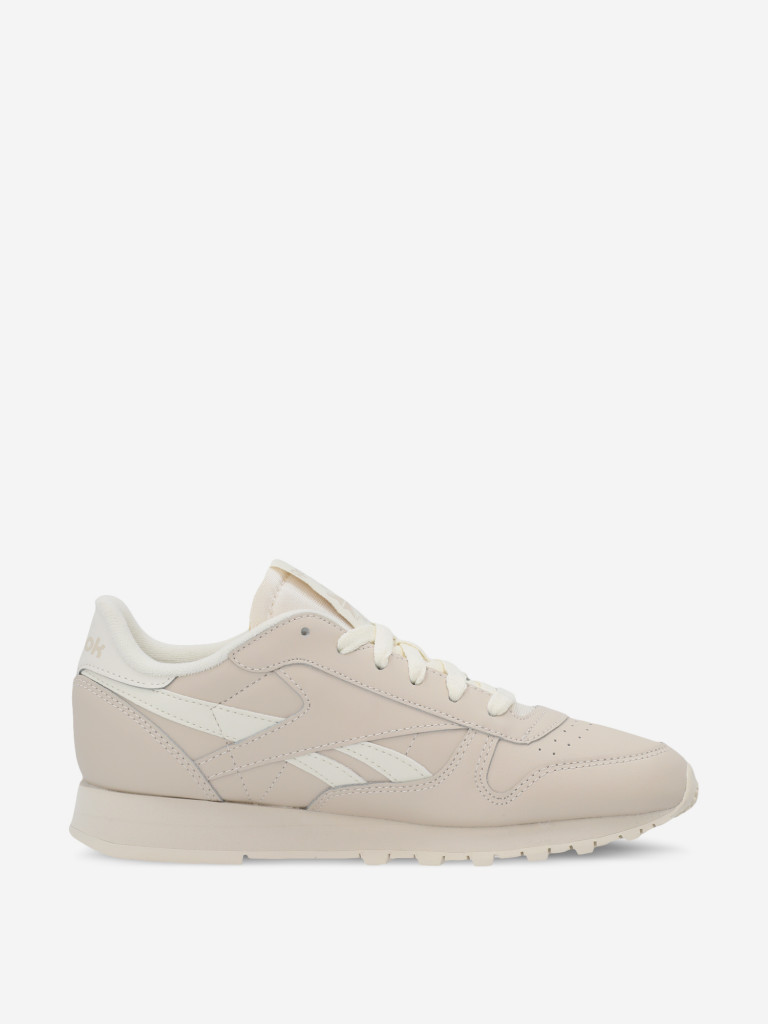 Кроссовки женские Reebok Classic Leather бежевый цвет — купить за 26590 ...