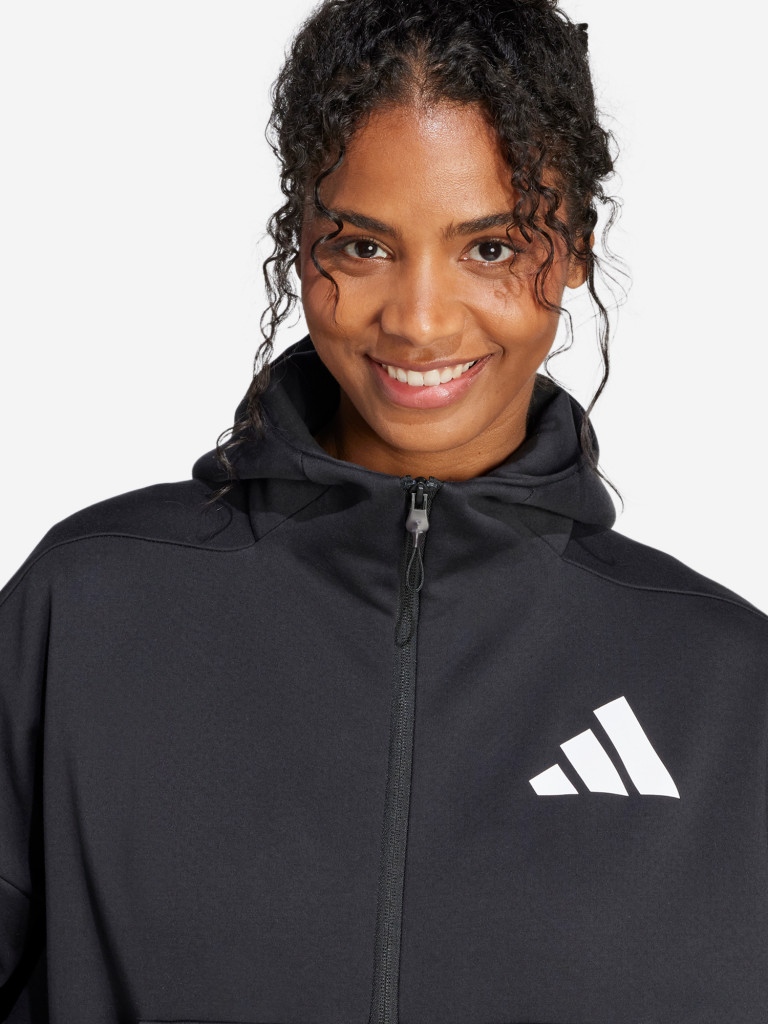 Толстовка женская оверсайз adidas — фото №5