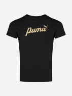 Футболка для девочек PUMA ESS+ Script Metallic — фото №6