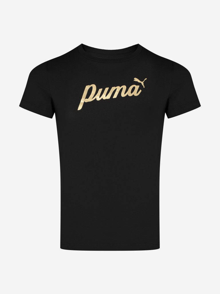 Футболка для девочек PUMA ESS+ Script Metallic — фото №6