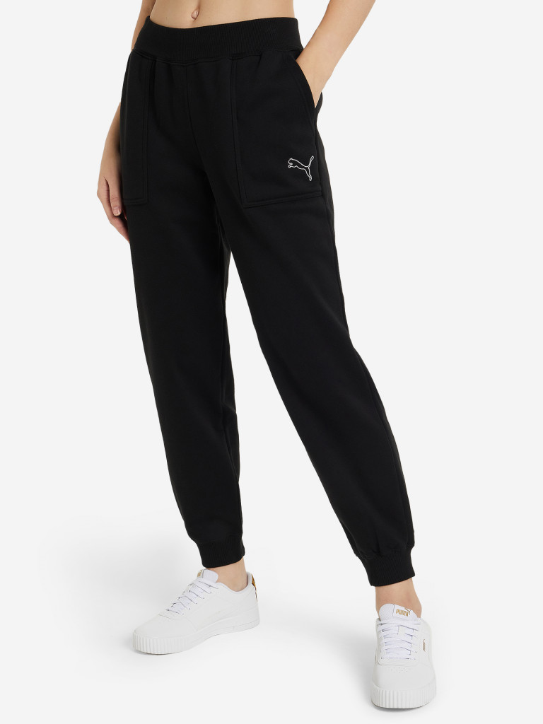 Спортивный костюм женский PUMA Loungewear черный цвет — купить за 14540 ...