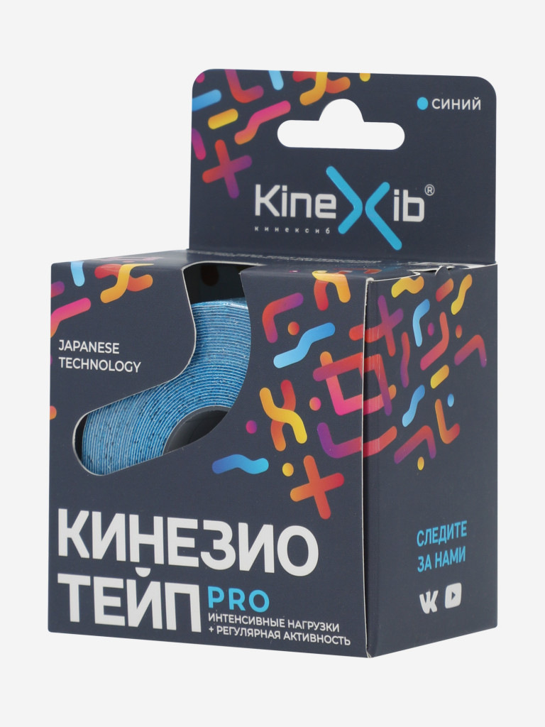 Кинезиотейп Kinexib Pro, синий — фото №2