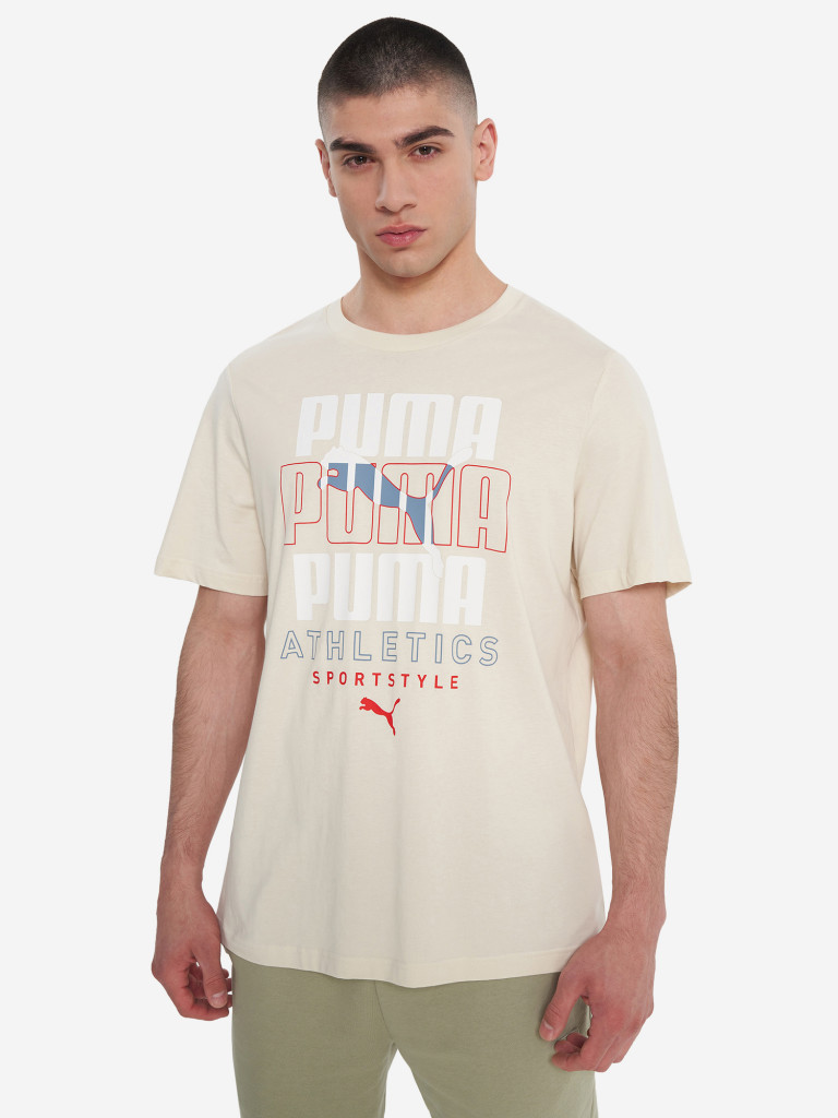 PUMA Graphic ерлер футболкасы — фото №2