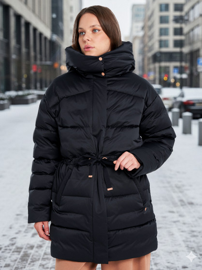 Пуховик женский оверсайз Sensana