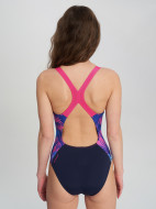 Speedo Print Powerback қыздарға арналған тұтас шомылу киімі — фото №2