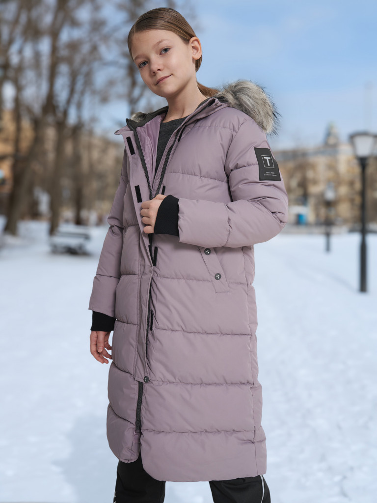 Пальто утепленное для девочек Tokka Tribe Olton Jr