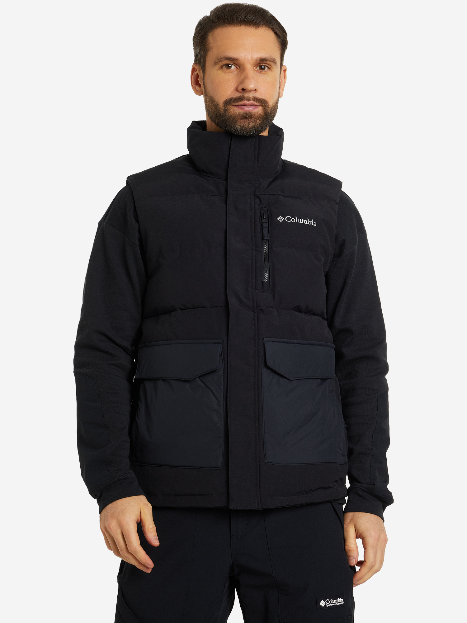 Жилет утепленный мужской Columbia Marquam Peak Fusion Vest черный цвет ...