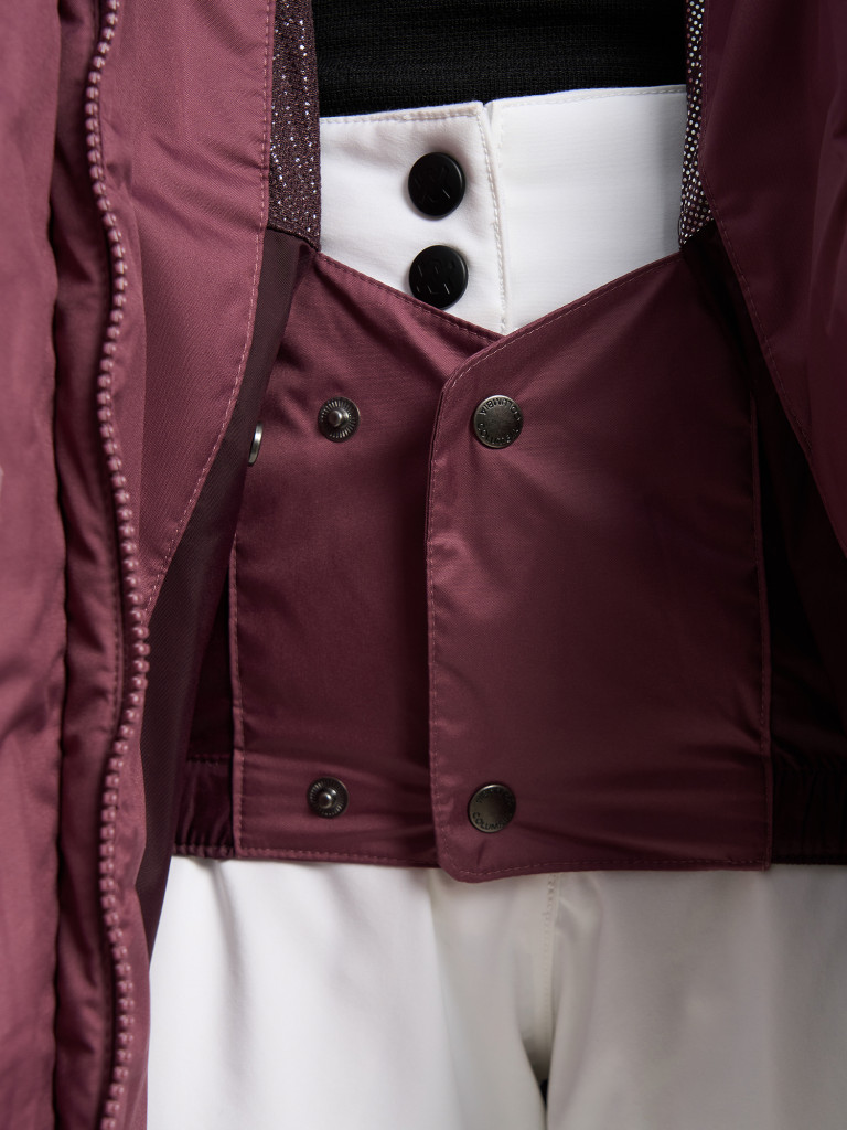Columbia Snowside Peak Long Insulated Jacket жел өткізбейтін таушаңғы әйелдер курткасы — фото №15