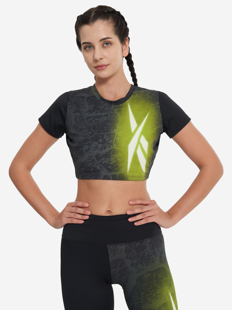 Футболка женская Reebok Lux Bold Cropped — фото №2