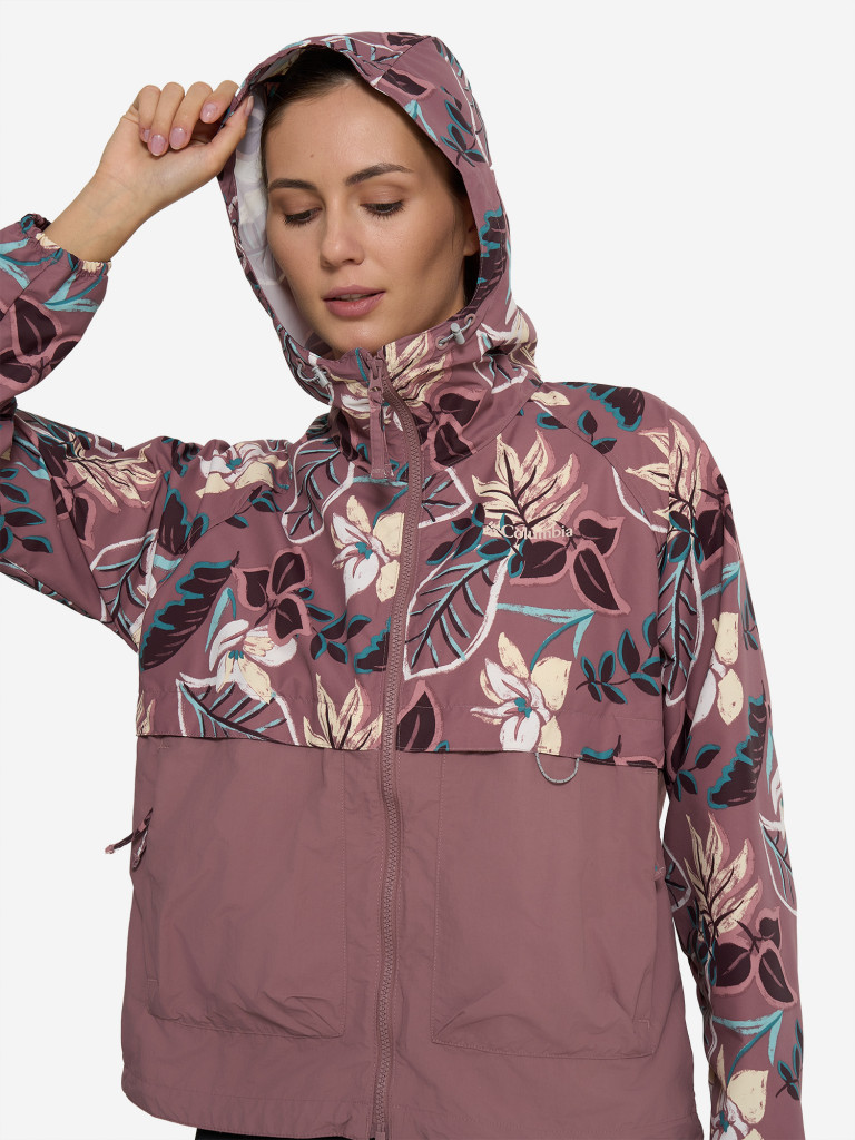 Ветровка женская Columbia Spire Valley Printed Windbreaker — фото №2