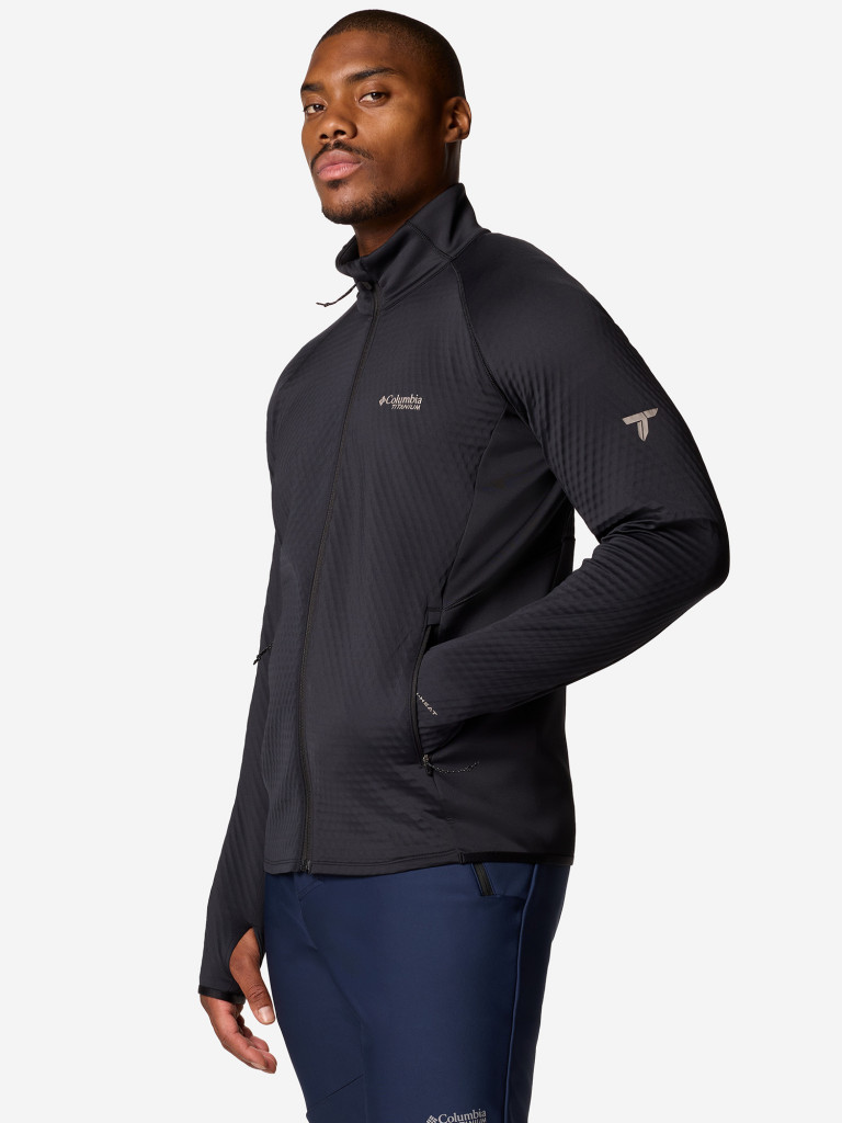 Толстовка мужская Columbia Crystal Leaf Omni-Heat Helix Full Zip — фото №2