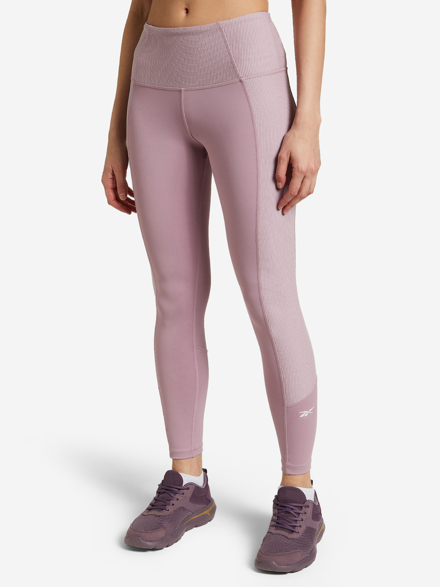 Легинсы женские Reebok Seasonal розовый цвет — купить за 19240 тг. со ...