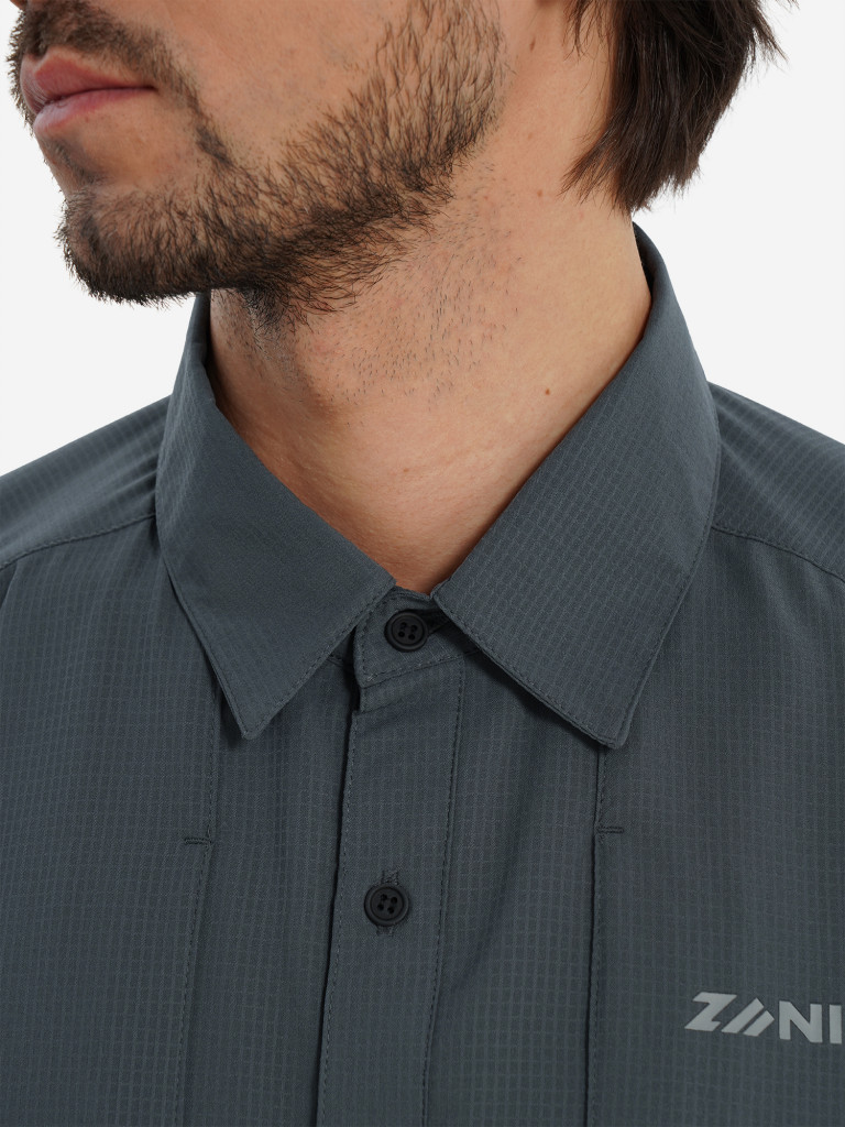 Рубашка с коротким рукавом мужская Zanier — фото №5