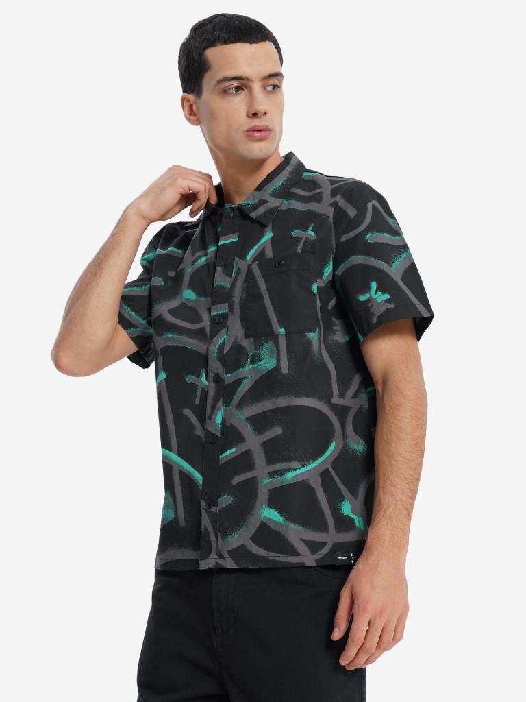 Рубашка с коротким рукавом мужская оверсайз Termit — фото №6