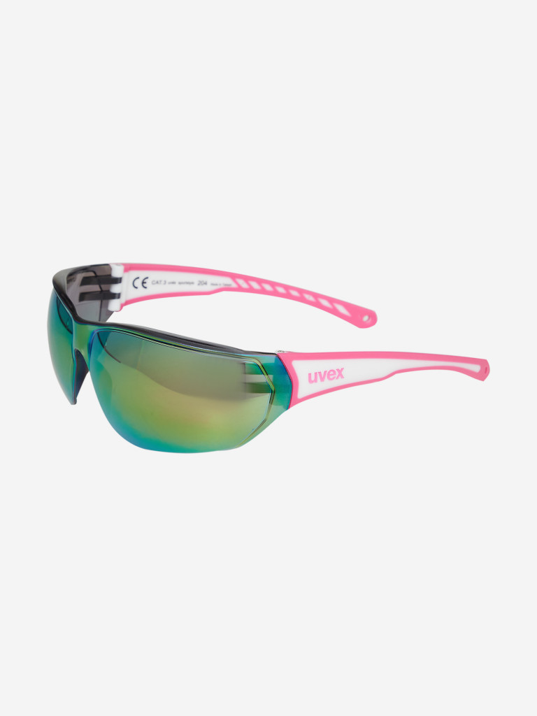 Солнцезащитные очки Uvex Sportstyle 204 розовый/белый цвет — купить за ...