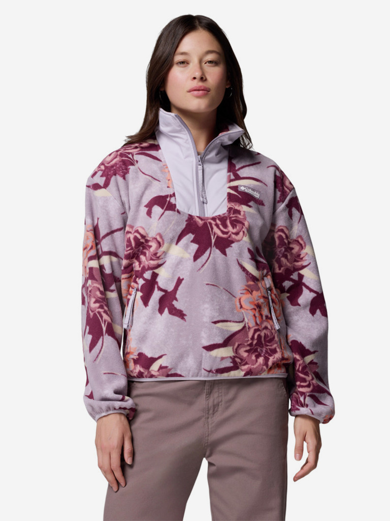 Джемпер флисовый женский Columbia Sequoia Grove Printed Half Zip — фото №2