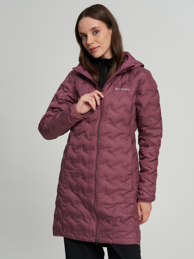 Columbia Delta Ridge II Long Down Jacket әйелдер мамық курткасы — фото №2