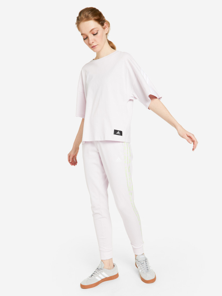 Футболка женская adidas Sportswear Future Icons 3-Stripes — фото №3