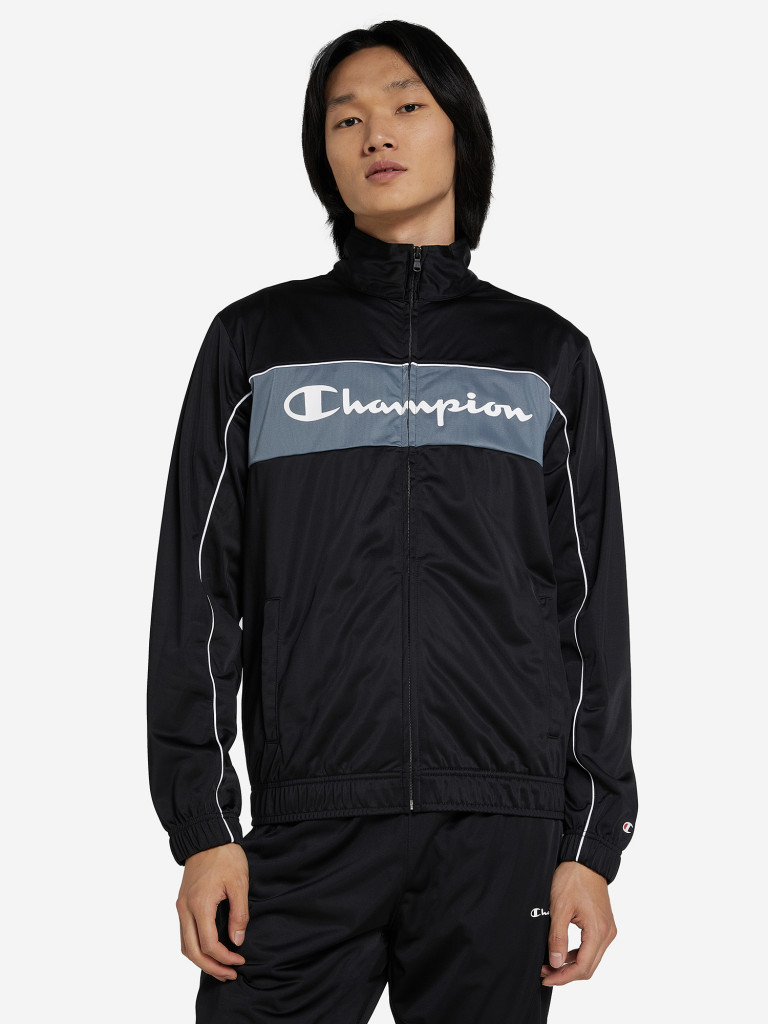 Спортивный костюм мужской Champion черный/серый/белый цвет — купить за ...