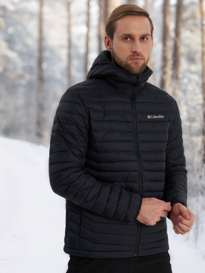 Куртка утепленная мужская Columbia Powder Pass Hooded Jacket