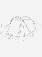 Палатка 3-местная Denton Pop Up 3 DLT — фото №3