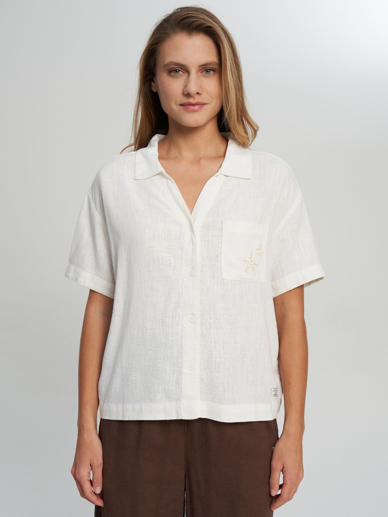 Рубашка с коротким рукавом женская оверсайз Protest — фото №2